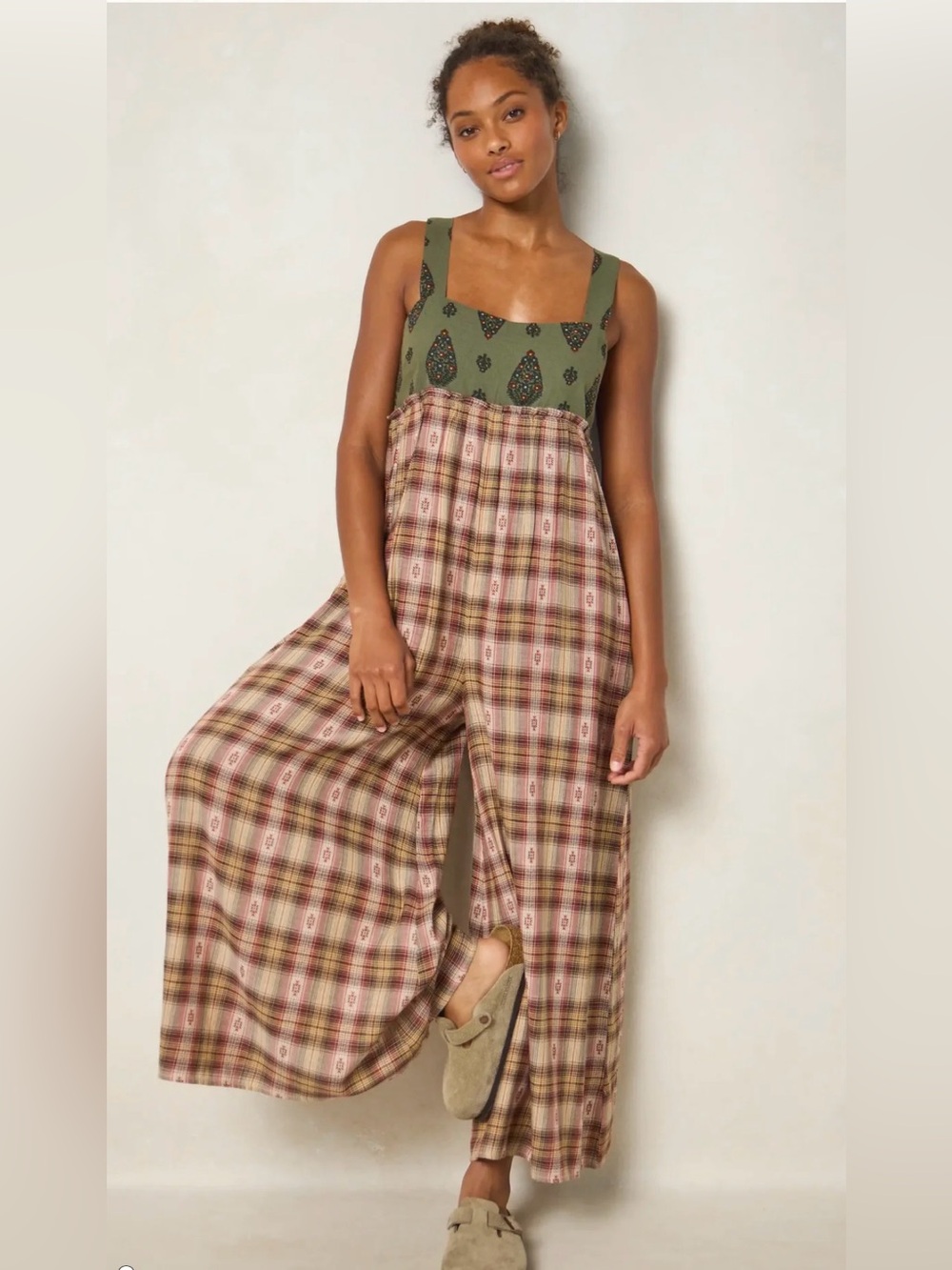 🔘NATURAL LIFE “Gabi” Wide-Leg Jumpsuit